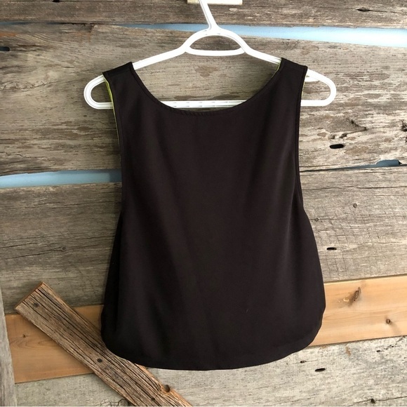 Batman Size L Neon/Black Reversible Cropped Top - Picture 6 of 6